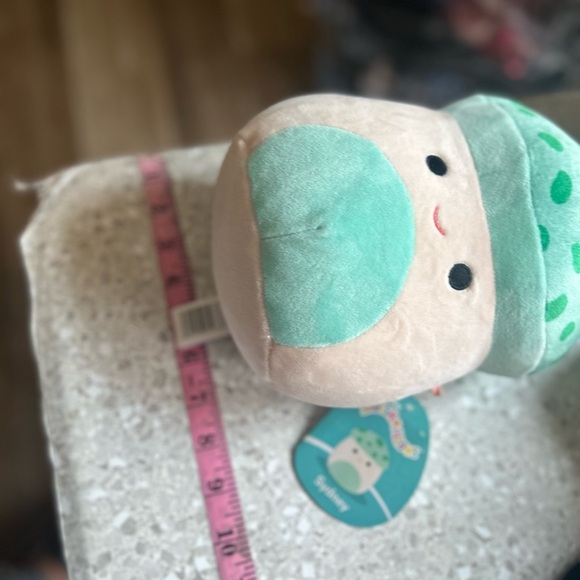 NWT Squishmallows 7" Plush Sydney the Mushroom Soft Plush Toy Animal Green - Picture 9 of 10